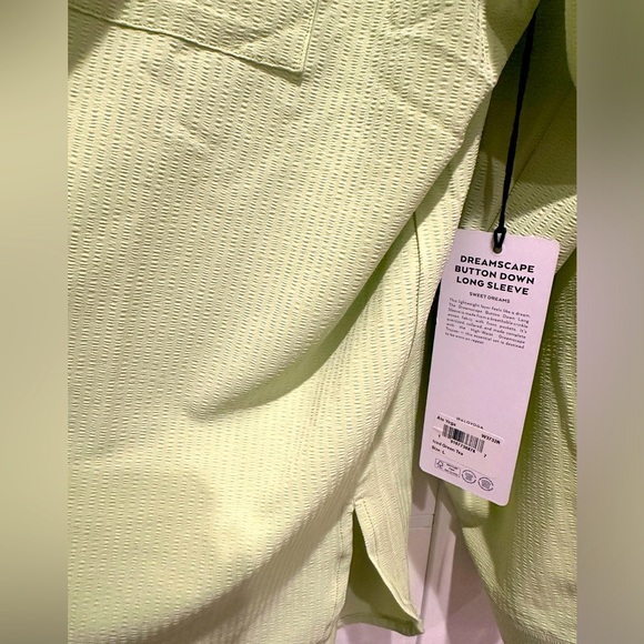 Dream Escape button down long sleeve in ice green tea - Picture 3 of 5